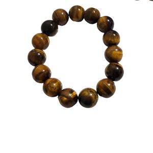 100% natural attractive Tigers eye  bracelet UNISEX good luck and protection